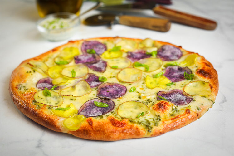 Spring Potato Pizza image