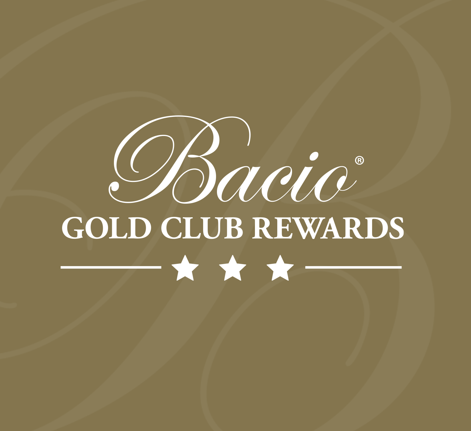 Bacio Gold Club Rewards Graphic