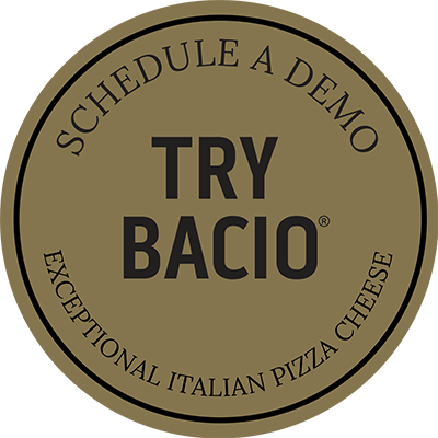 Try Bacio Schedule a Demo Exceptional Italian Pizza Cheese Icon