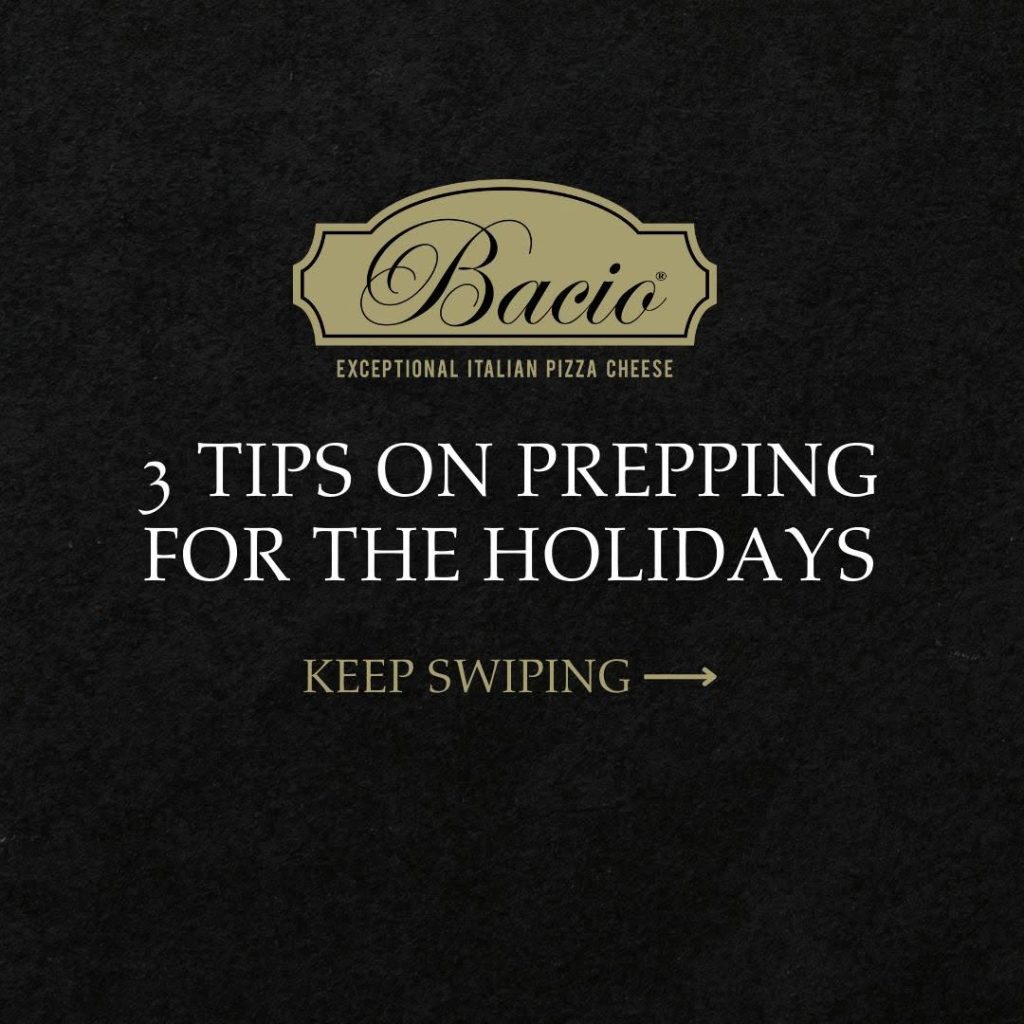 3 tips on prepping for the holidays