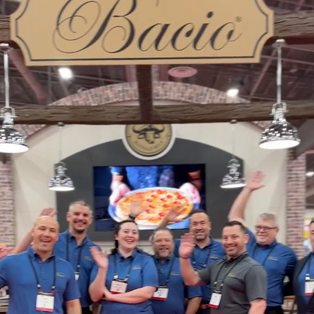 The Bacio team at International Pizza Expo