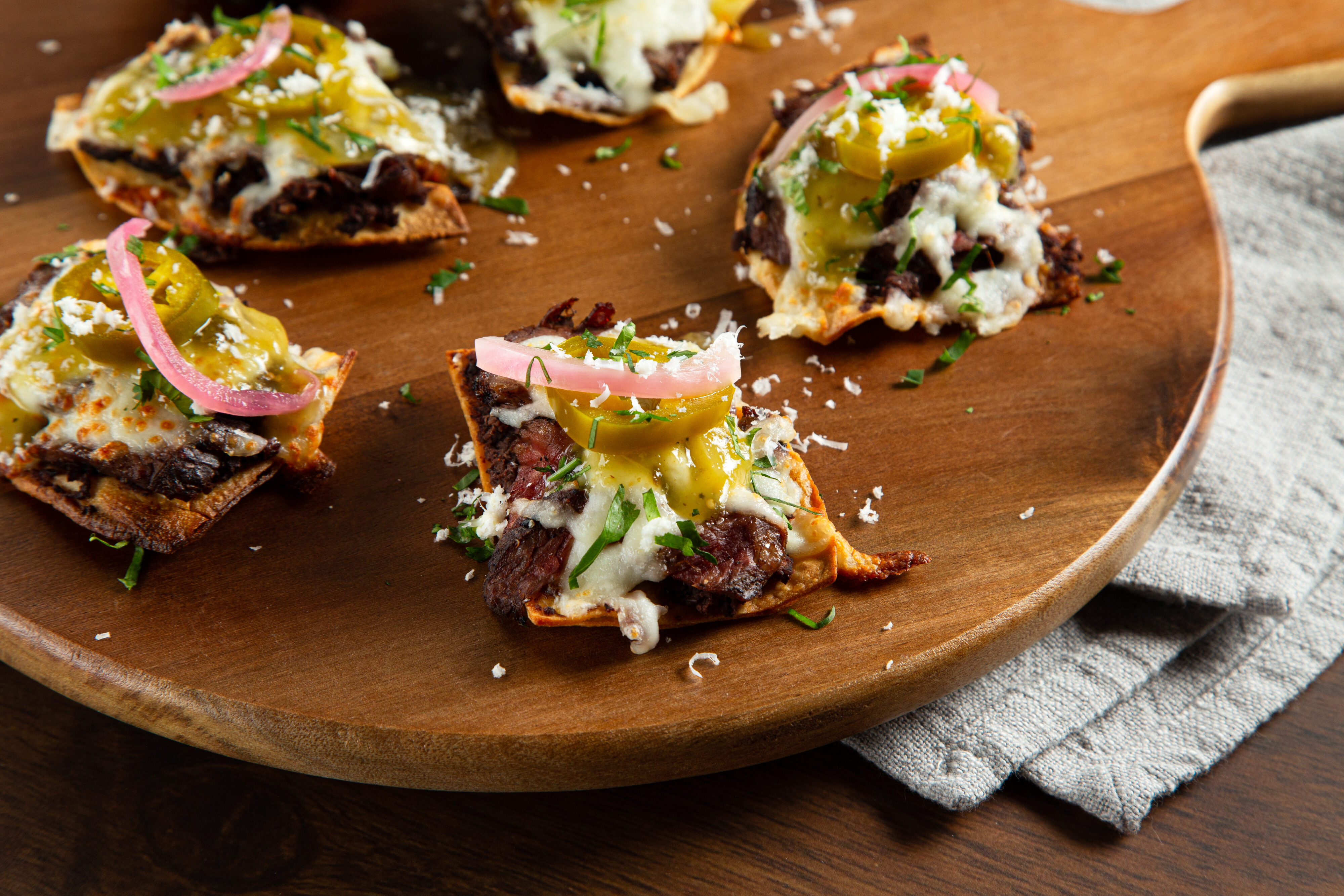 Artisan Asada Nachos - Bacio Cheese Company | Bacio Cheese Company